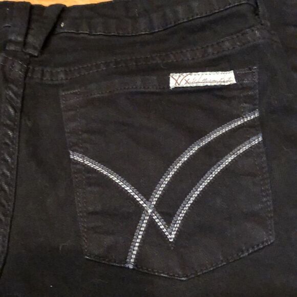 William Rast Jerri ultra skinny black jeans Size 29 Made in USA - Picture 3 of 8